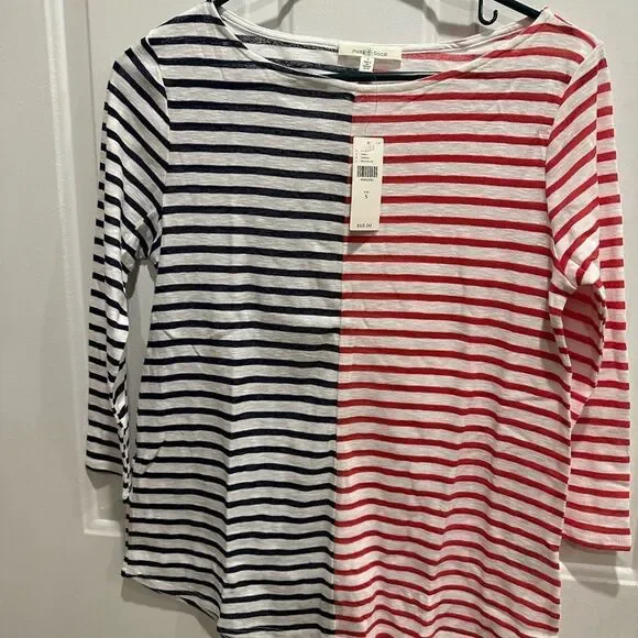 Anthropologie Pure Good small striped shirt - Picture 2 of 6
